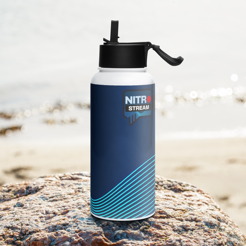 Nitro Waves Water Bottle